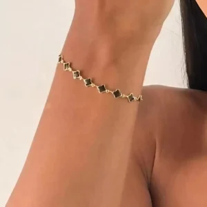 Pulseira mini Trevos lapidados