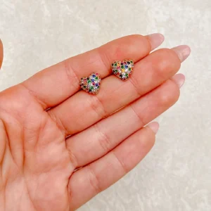 BRINCO CORAÇÃO MICROZIRCÔNIA COLORIDO